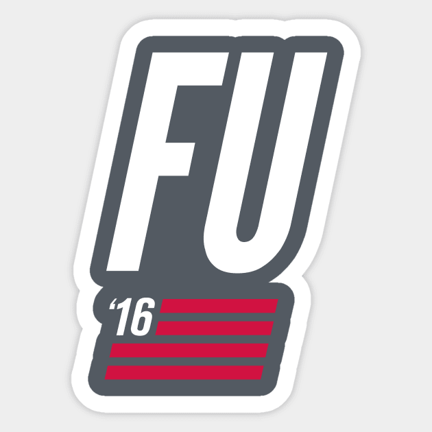 Frank Underwood 2016 Sticker by agedesign